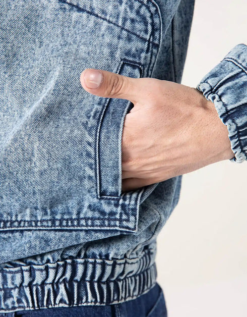 DENIM POUCH POCKET JACKET